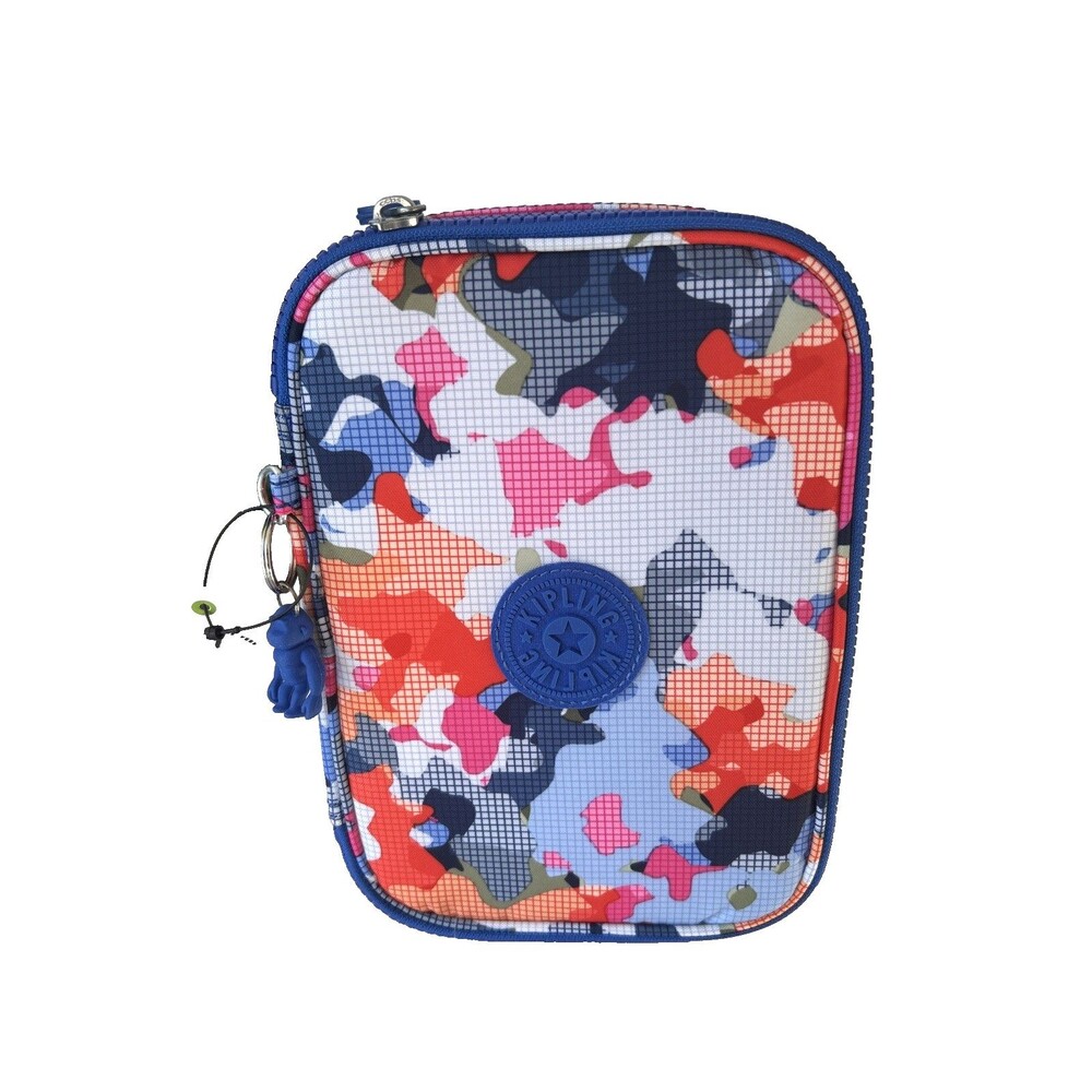 Kipling 100 Pens Case Pencil Accessory Box Polyester AC7252 Misty Moonlight NEW